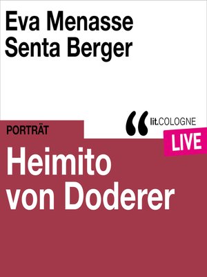 cover image of Heimito von Doderer--lit.COLOGNE live
